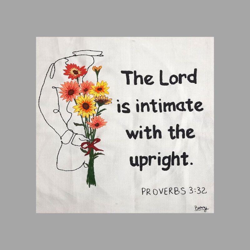 The Lord is intimate with the upright