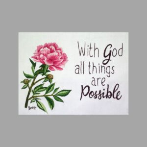 With God all things are possible